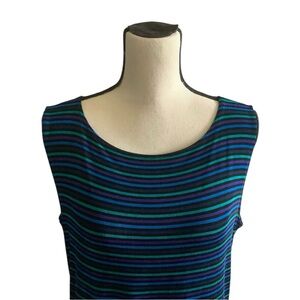 Chico’s Multi Color Stripe Tank